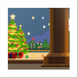 A decorated christmas trees Posters and Art